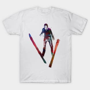 Ski jumping sport art #skijumping #sport T-Shirt